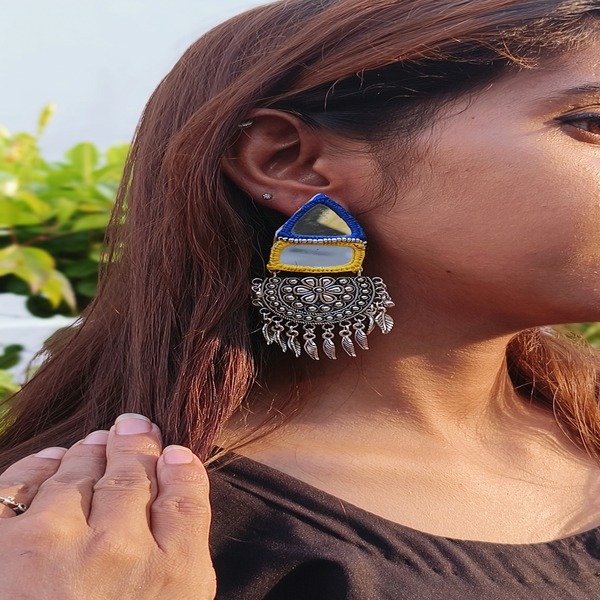 mirror earrings