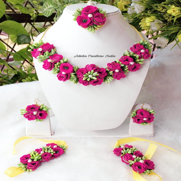 SPECIAL FLORAL JEWELLERY SET