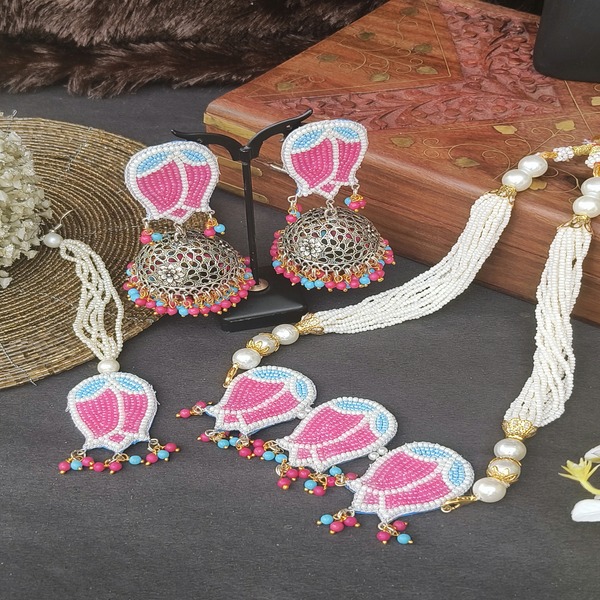 Pink Lotus Choker Set