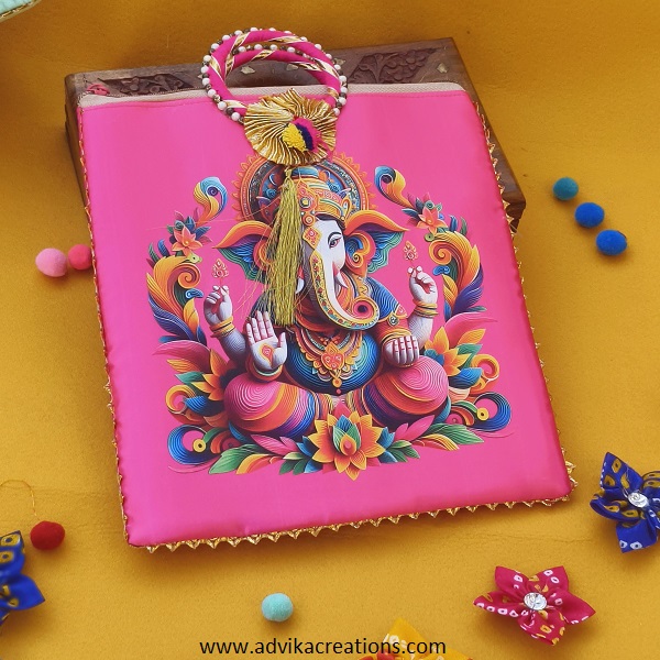 Sacred Ganesha Digital Print Carry Bag