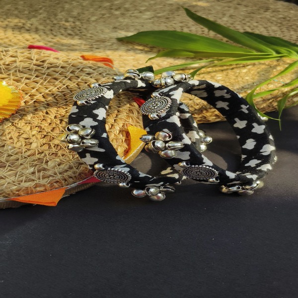 Black kada bangle traditional artistry and modern style for women and girls