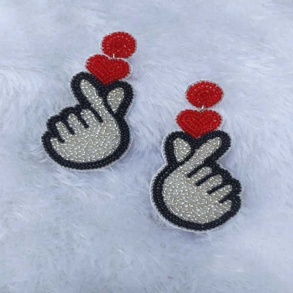 Love Beaded Earring for women and girls