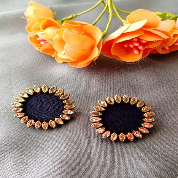 Sunflower Fabric Earring