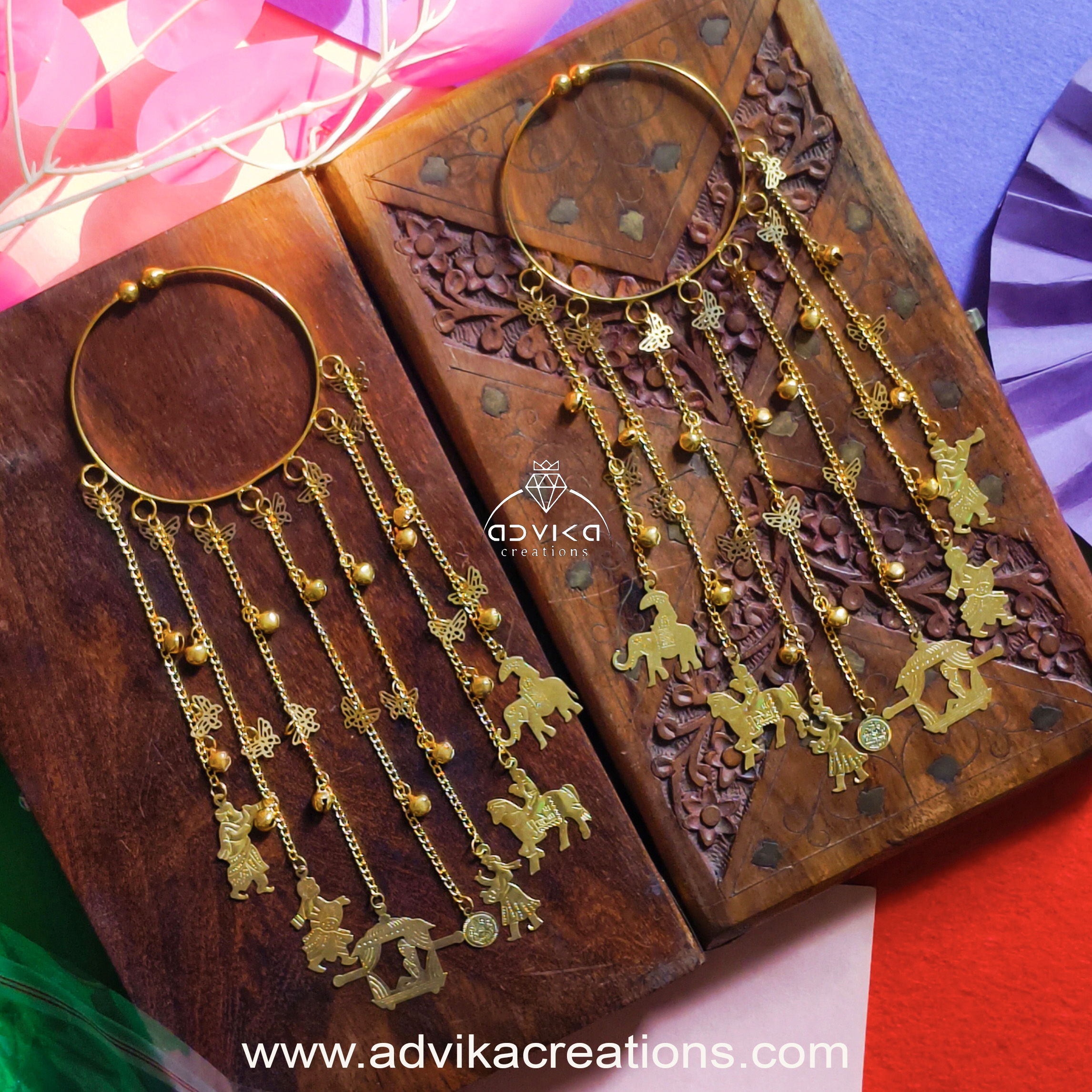 Golden doli barati bridal kaleera