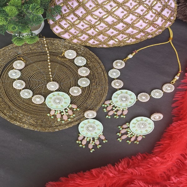 Handmade Fabric Jewellery Set women and Girls