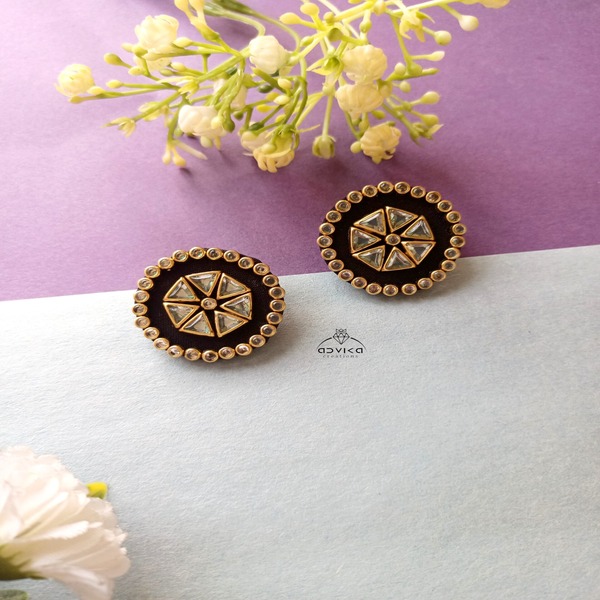 stylish fabric Kundan tops