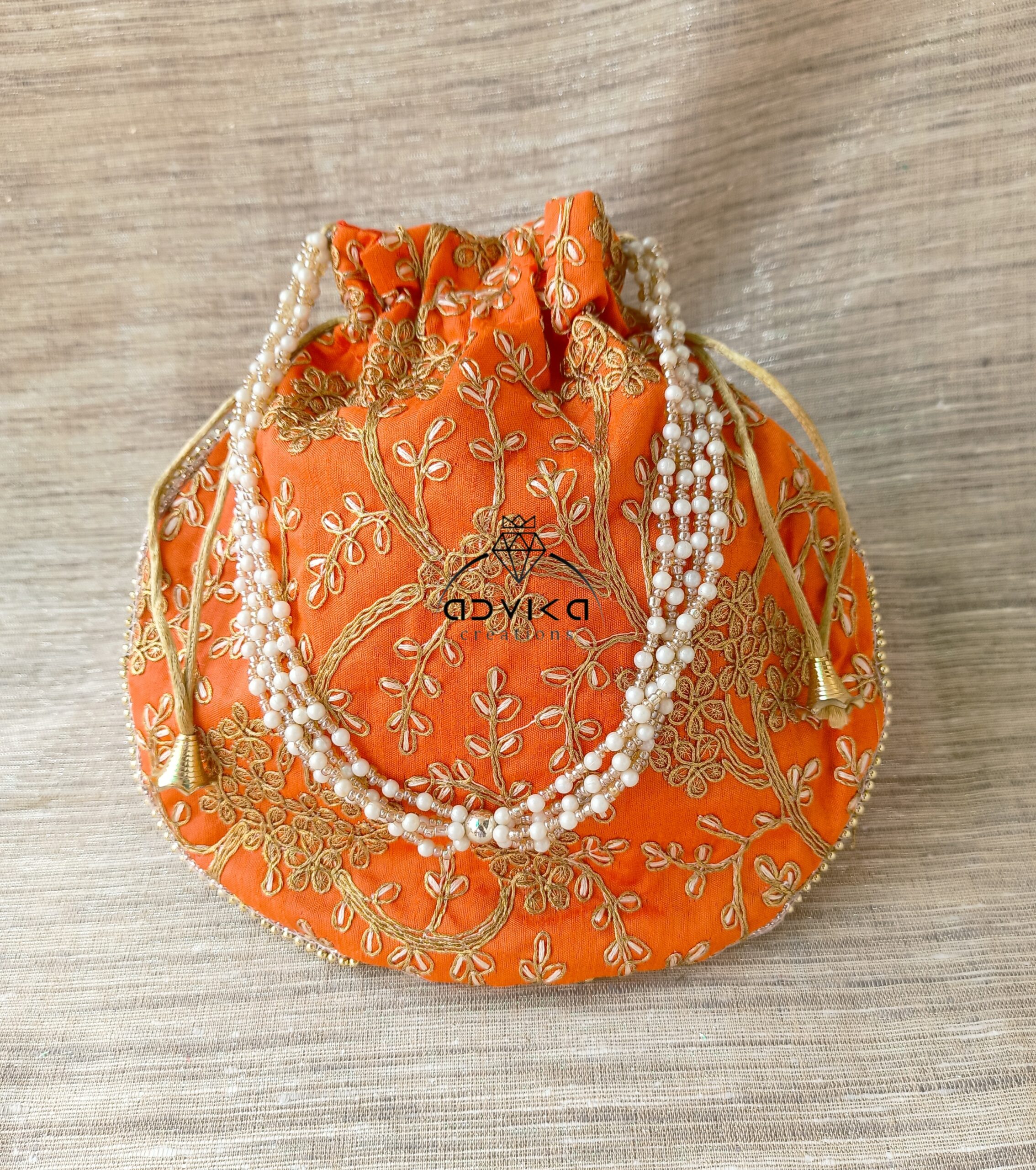 Handcrafted wedding bag