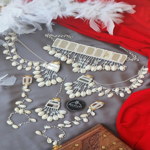 Creem Color Handmade Mirror Jewellery Set