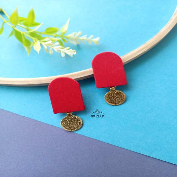 Royal Fabric Earring