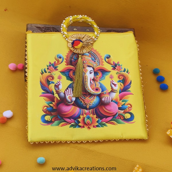 Ganesha Printed Fabric Bag