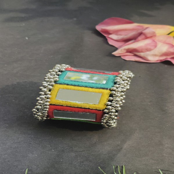 Handcrafted Navratri Handcuff with Ghoongroo and Beads