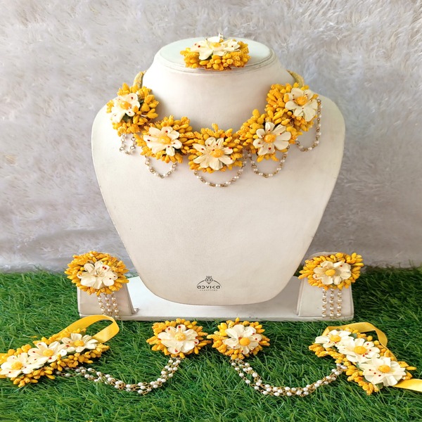 BRIDAL FLORAL JEWELLERY SET