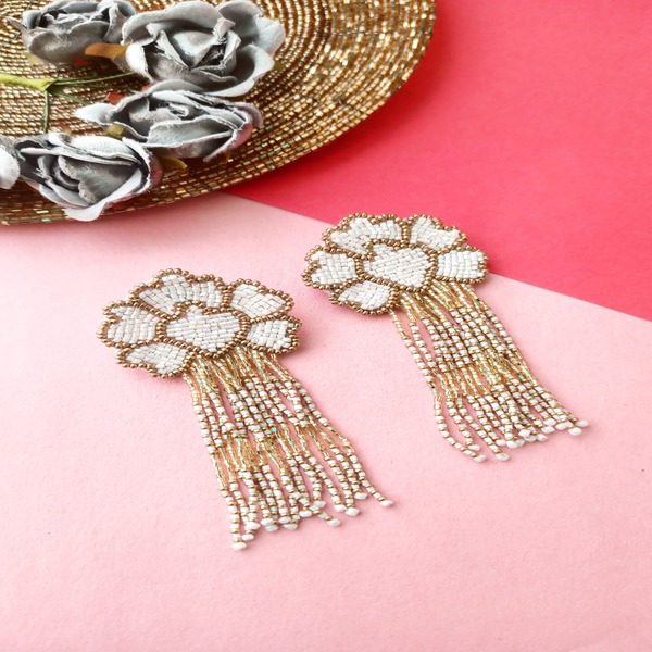 Rich Look Luxury Beaded Earring