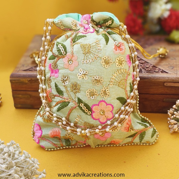 Elegant Embroideries Totes potli