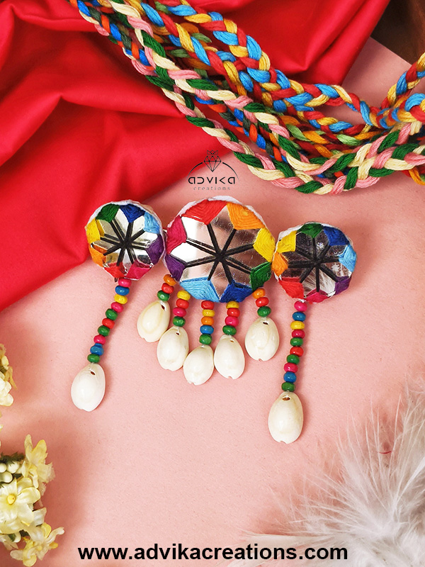 Kaudi & Bead Garba Hair Clip