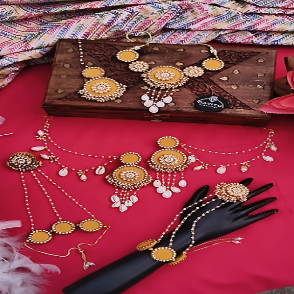 Fabric Handmade Jewellery Set for Women