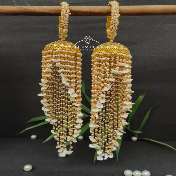 Brass Gold Plated Hand Hanging Kaleera for Bridal 