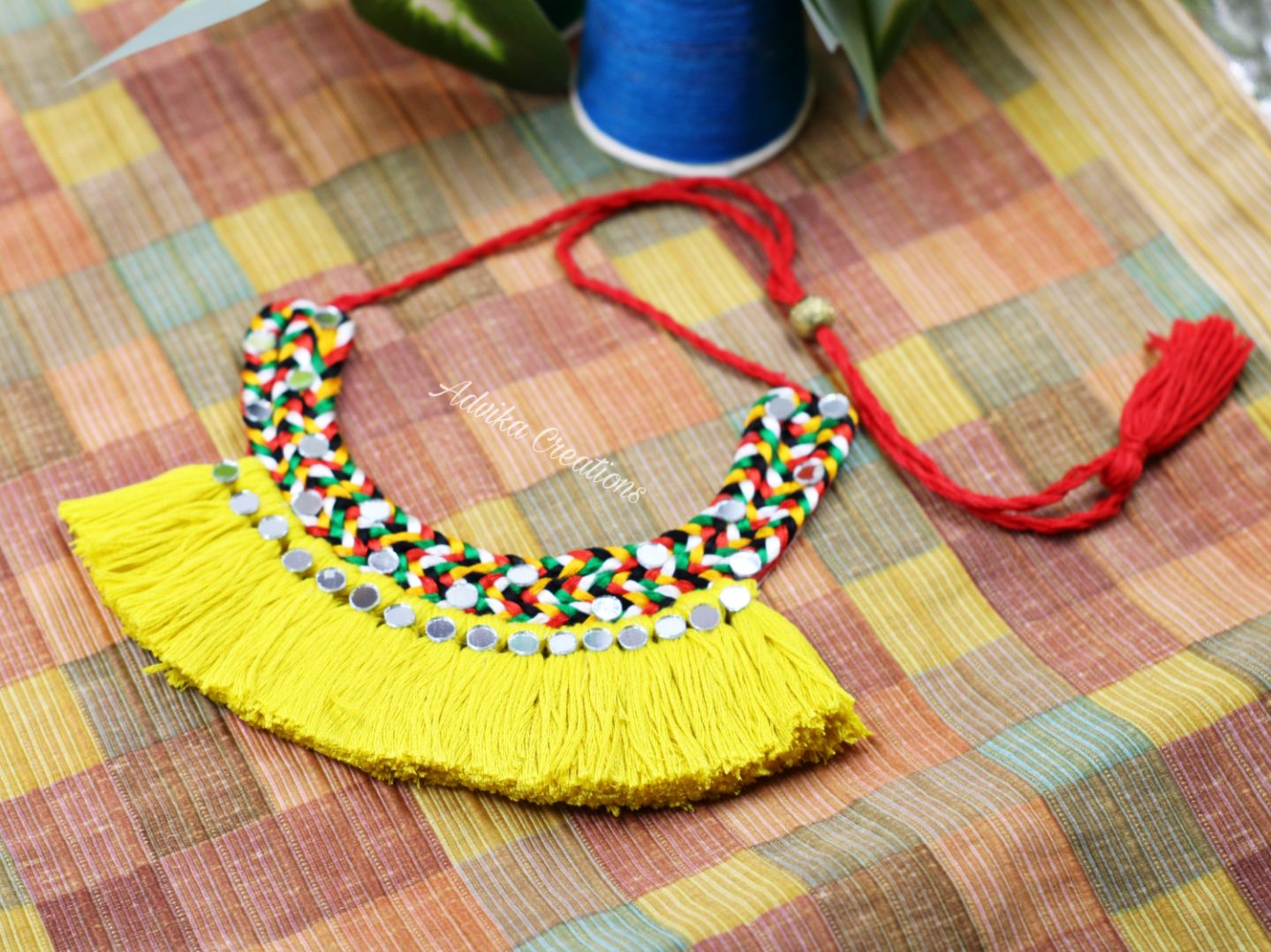 Tribal tessel necklace
