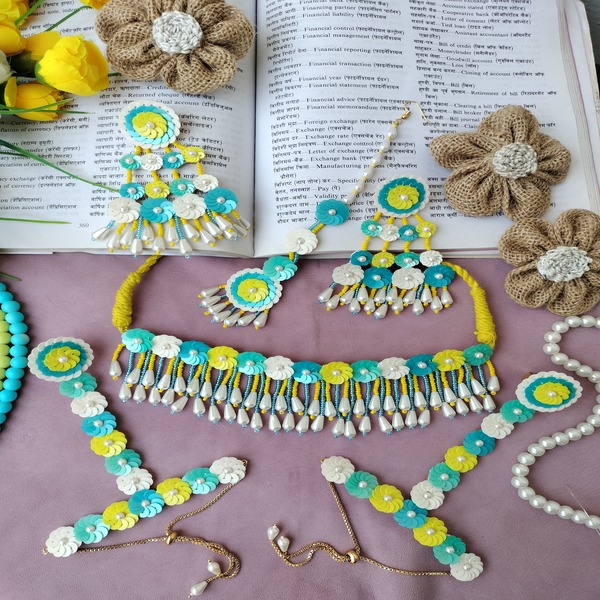 Sparkling Green Bridal Jewellery set