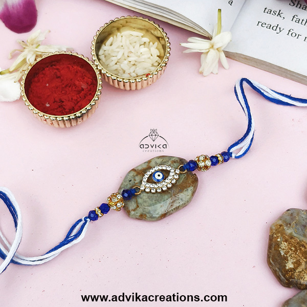 Minimalist Evil Eye Rakhi