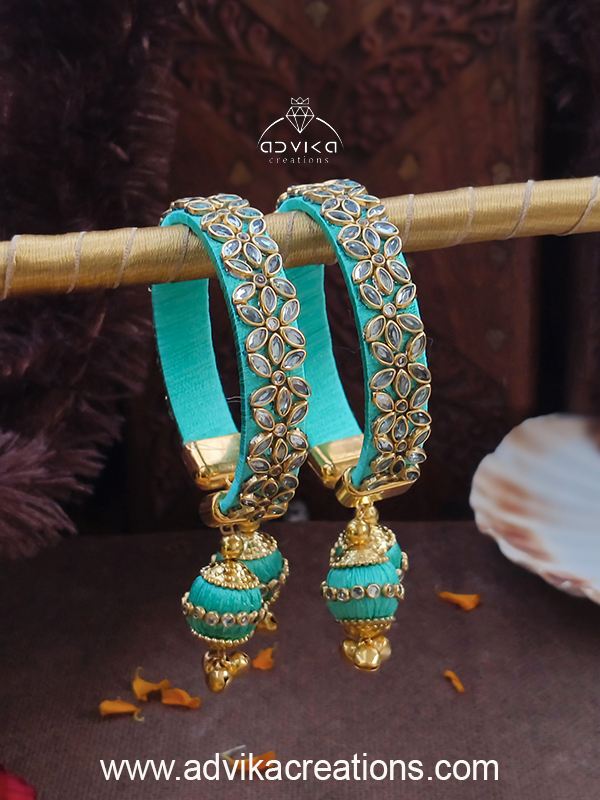 Stylish Silk Thread Adjustable Bangle