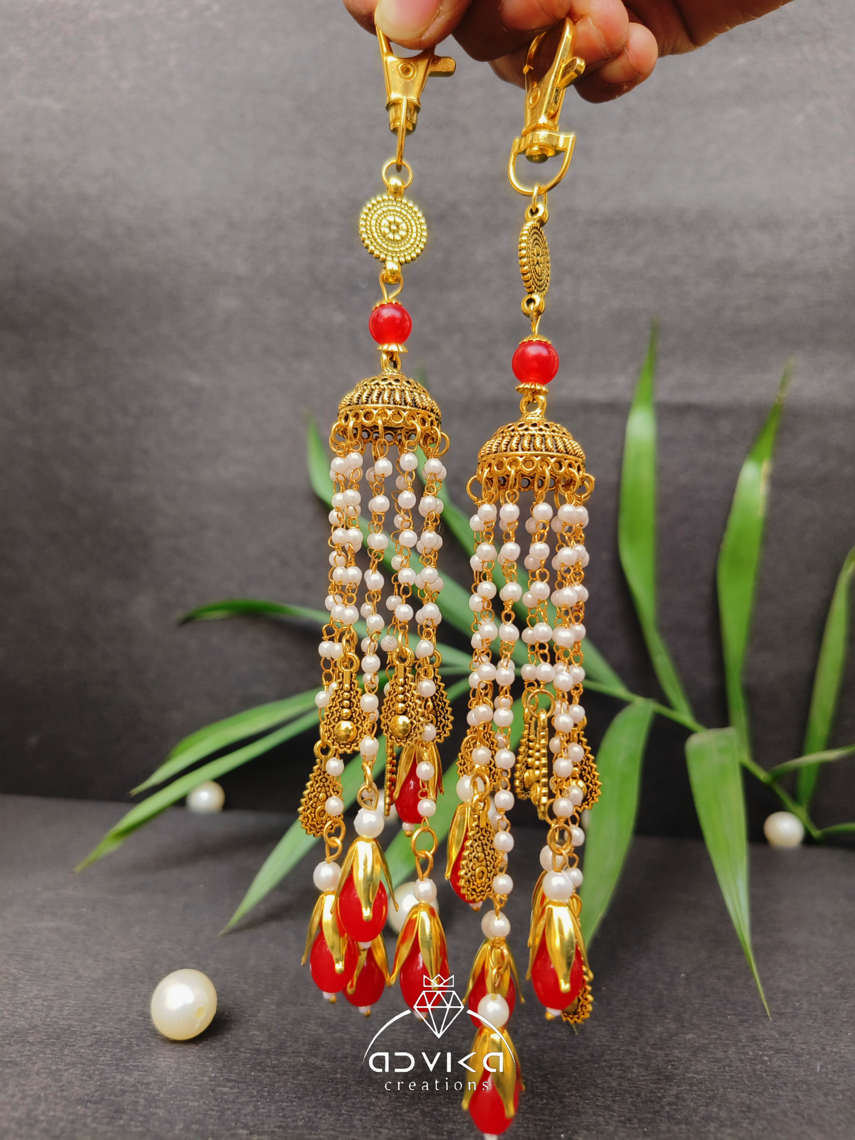 Golden kalira Hanging traditional bridal