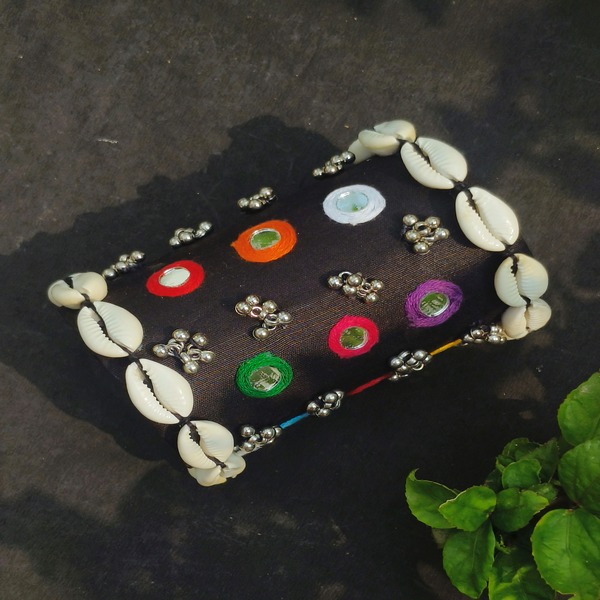 Handcrafted Navratri Handcuff with Multicolour Detailing