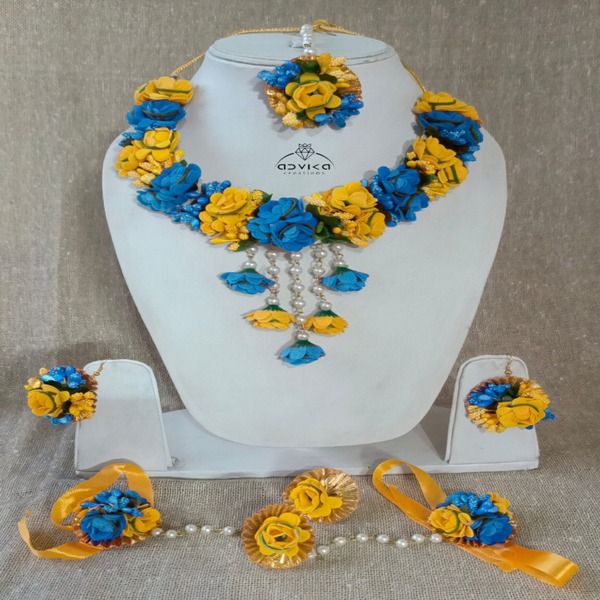 Dulhan flower Jewelry set