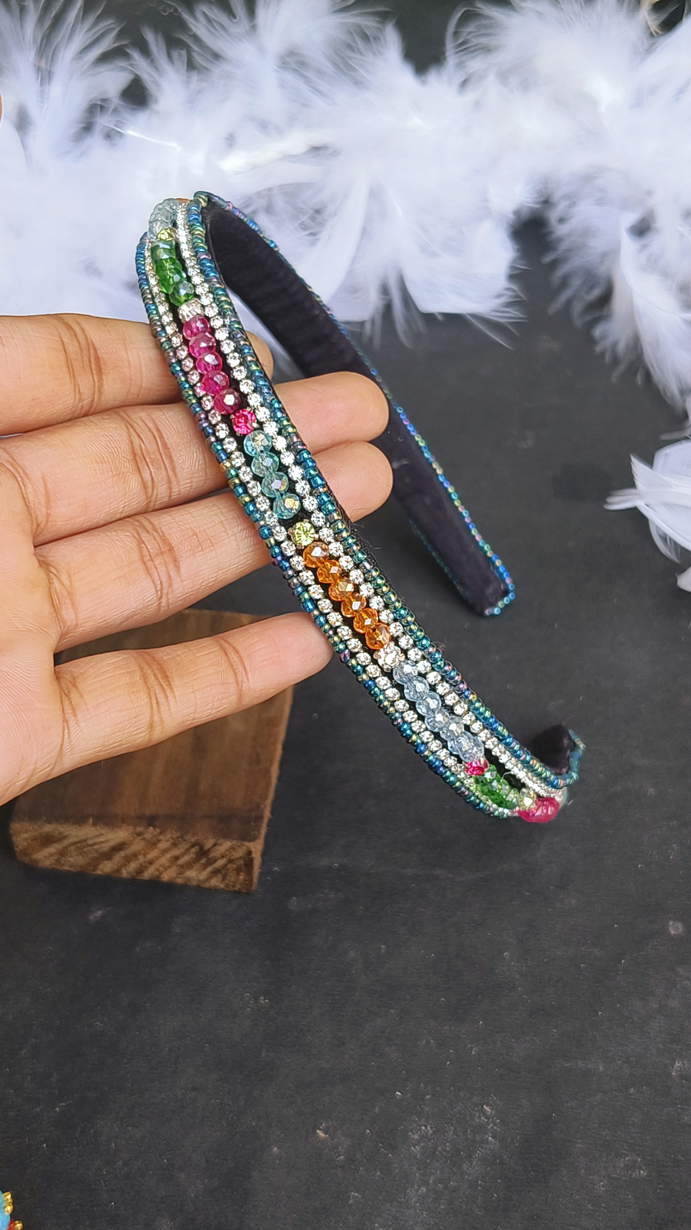 Multicolor hair band