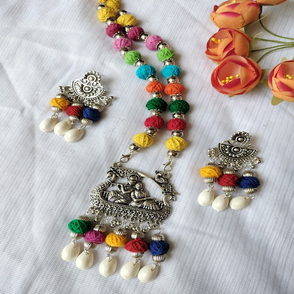 Radha Krishna Handmade Jewellery Set