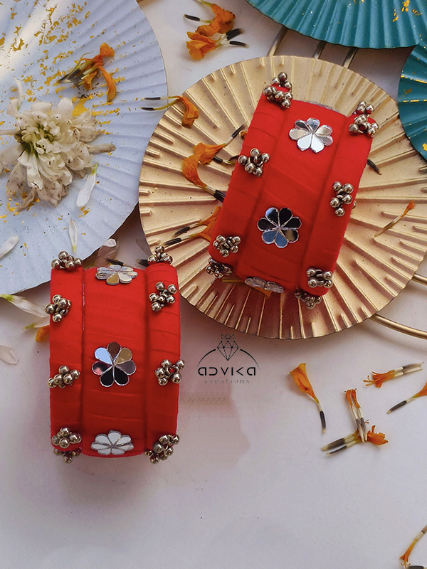 Akshra fabric bangles