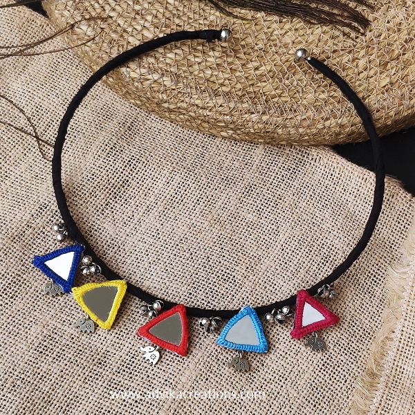 Reflective Elegance mirror jewellery 