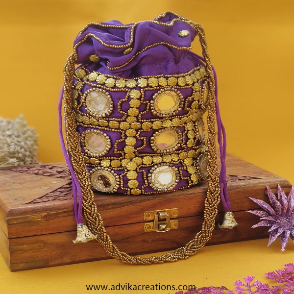 Royal Stitches potli