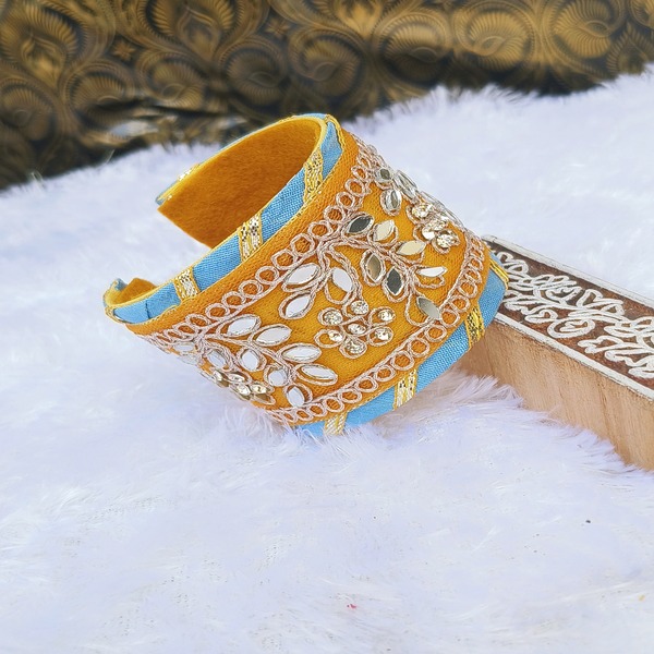 Ethnic Handcrafted Handcuff with Festive Charm