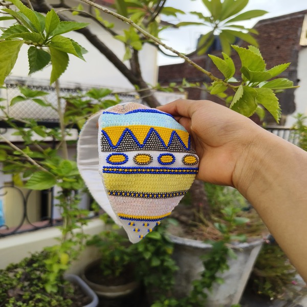 Zik-Zak Sparkle Beaded Hairband for women and girls