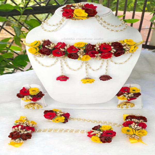 BRIDAL FLORAL JEWELLERY SET
