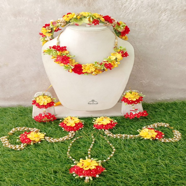 Rajware Flower Jewelry set