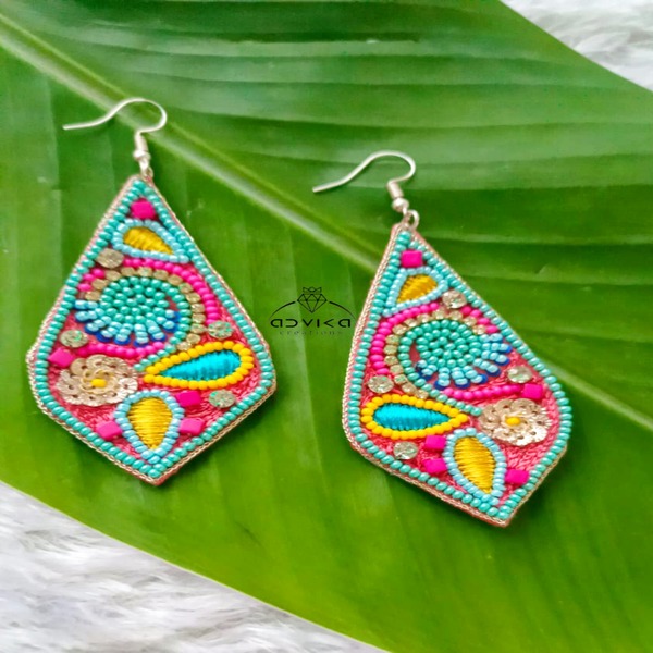 Traditional Beaded Earring