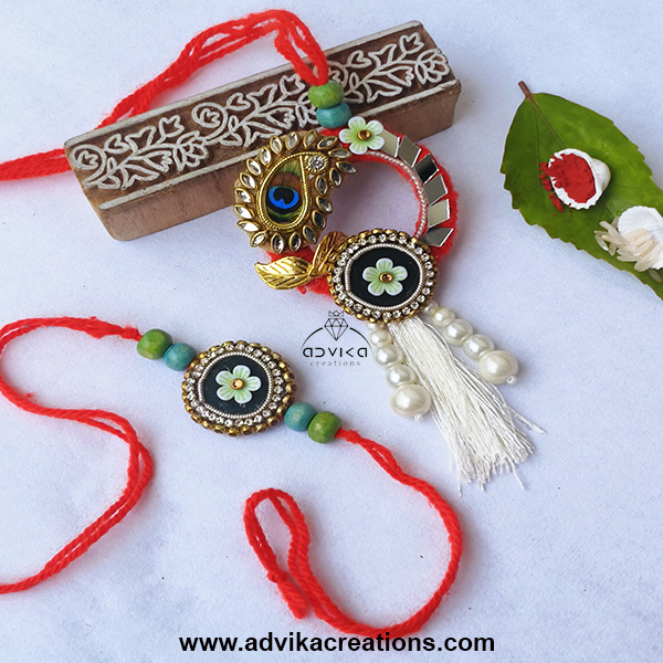 Luxe Love Traditional Rakhi Combo