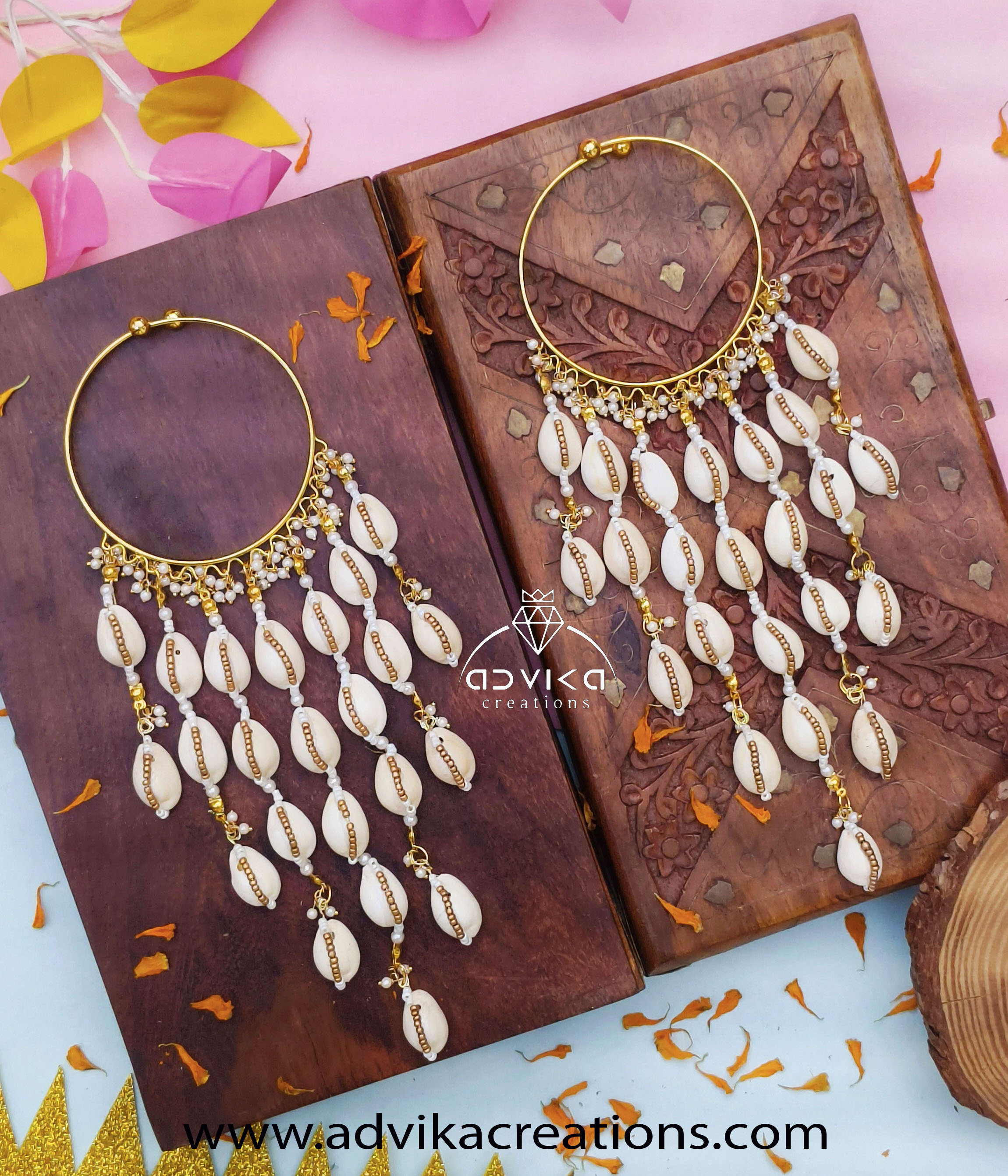 Cowrie shell bridal kaleera