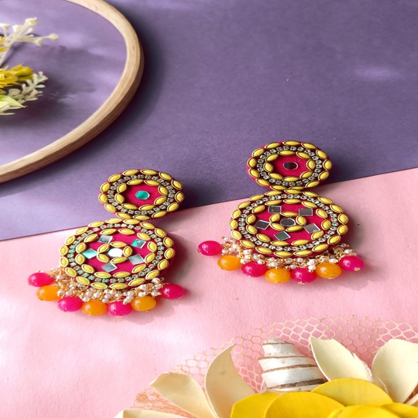 Rangoli Fabric Earring