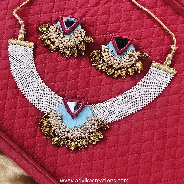 Classic Beaded Charm jewellery set