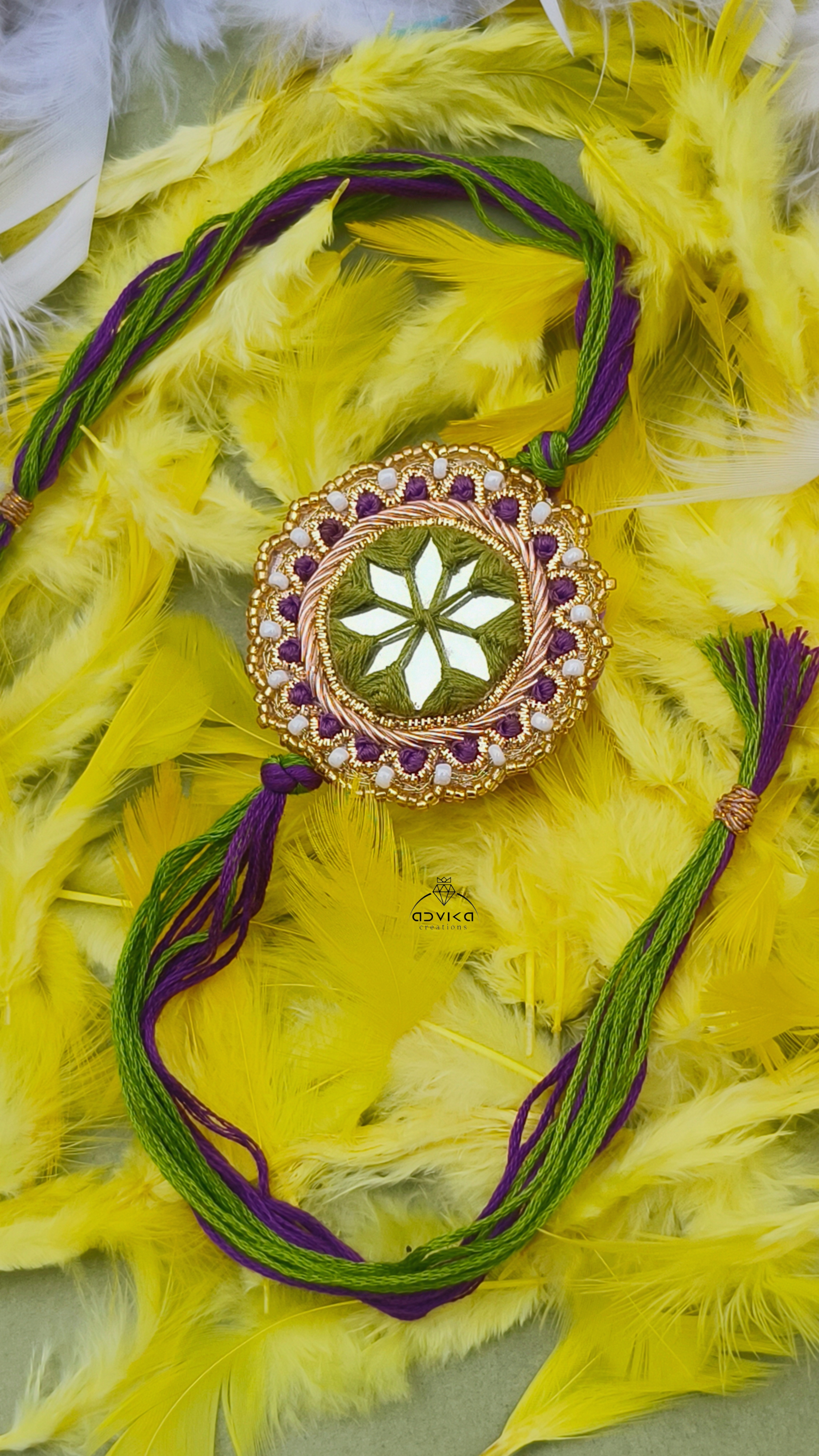 premium Beaded Rakhi