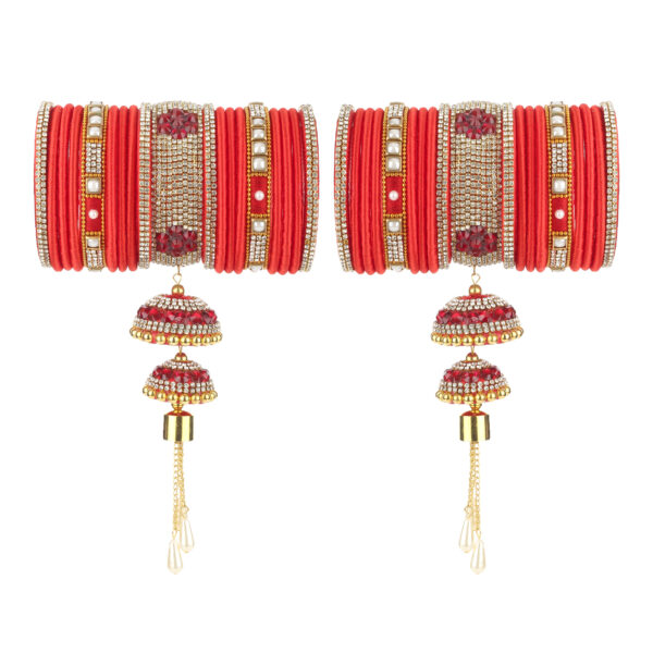 Red Anokhi Bangle Set