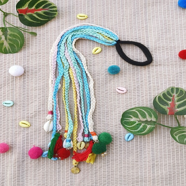 Hair braids For Navratri Look 