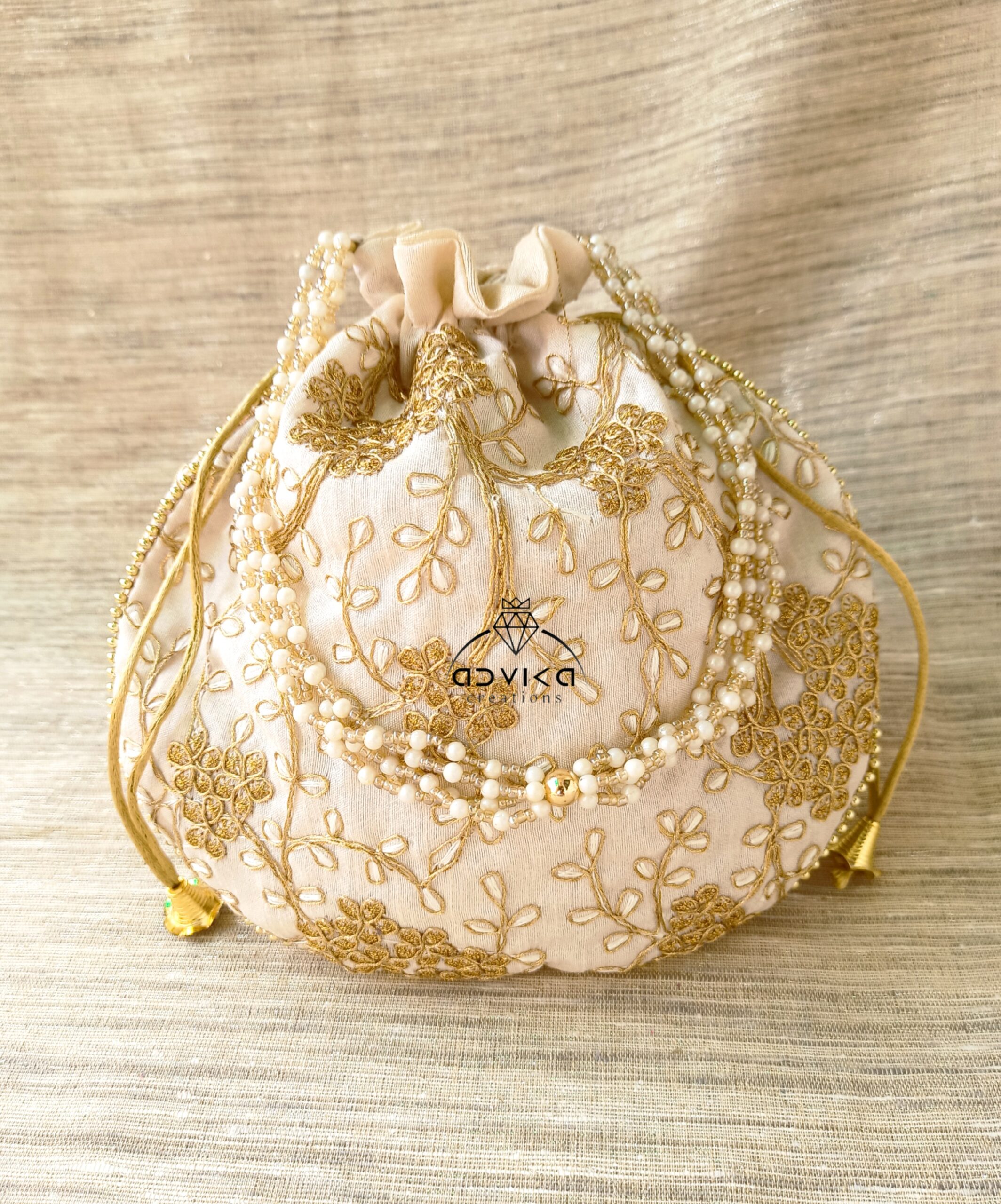 Zari Fabric Women Potli