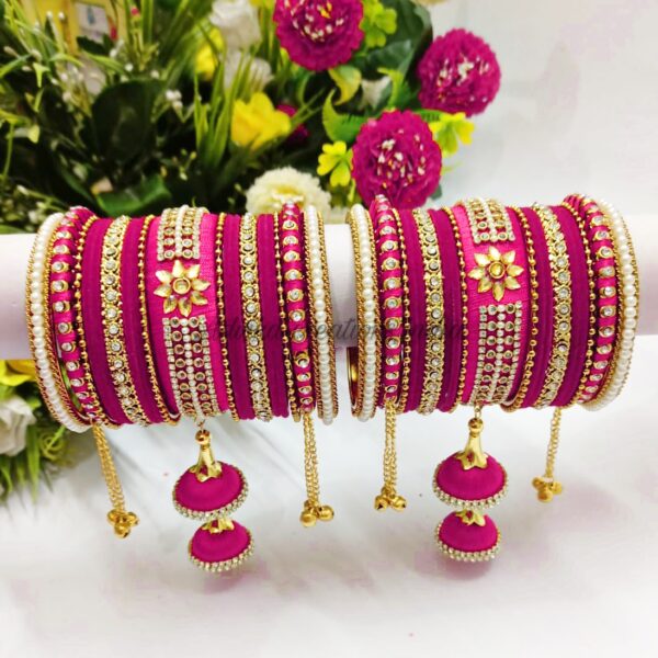 Genda phul bangle set