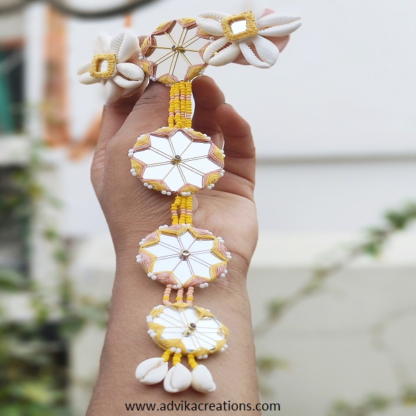 Reflections Mirror Work Hair Clip for women and girls 