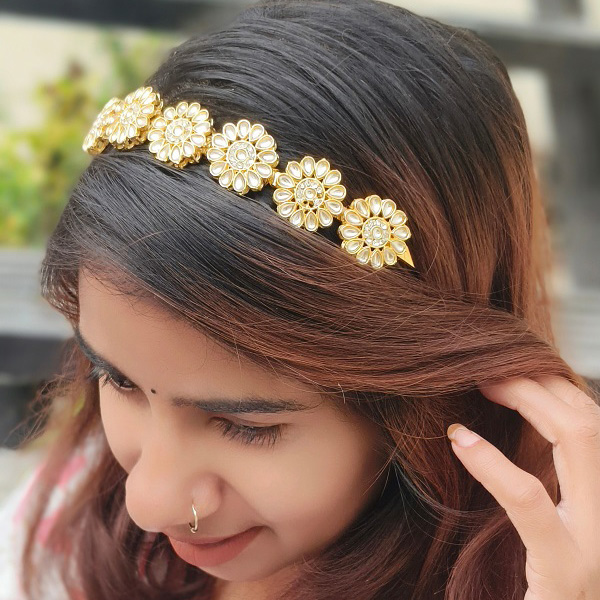 kundan hairband