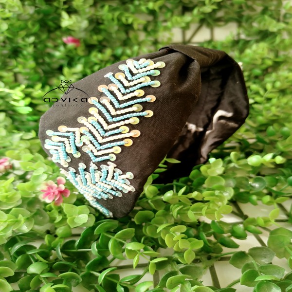 Black Beaded Hair Band for Girls | Hair Accessories for Girls | Hairbands for Womens